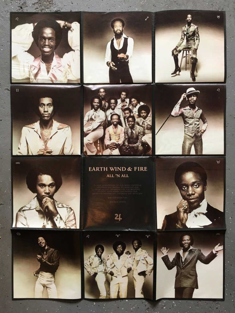 EARTH WIND AND FIRE ALL N' ALL POSTER