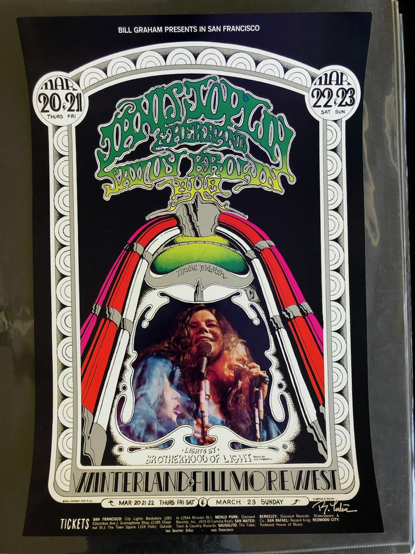 SIGNED BG165 RANDY TUTEN SIGNED JANIS JOPLIN - 1st (1 of 1)