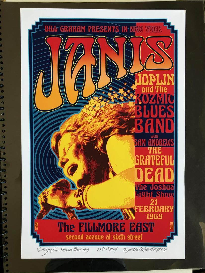 JANIS JOPLIN and GRATEFUL DEAD SIGNED ARTISTS PROOF (1 of 1)
