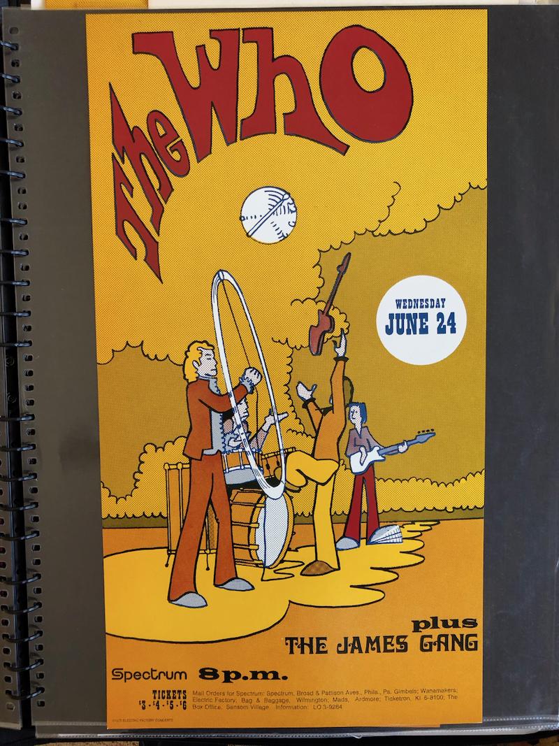 THE WHO - JAMES GANG - SPECTRUM POSTER (1 of 1)