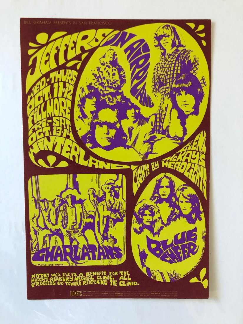 JEFFERSON AIRPLANE POSTCARD (1 of 1)