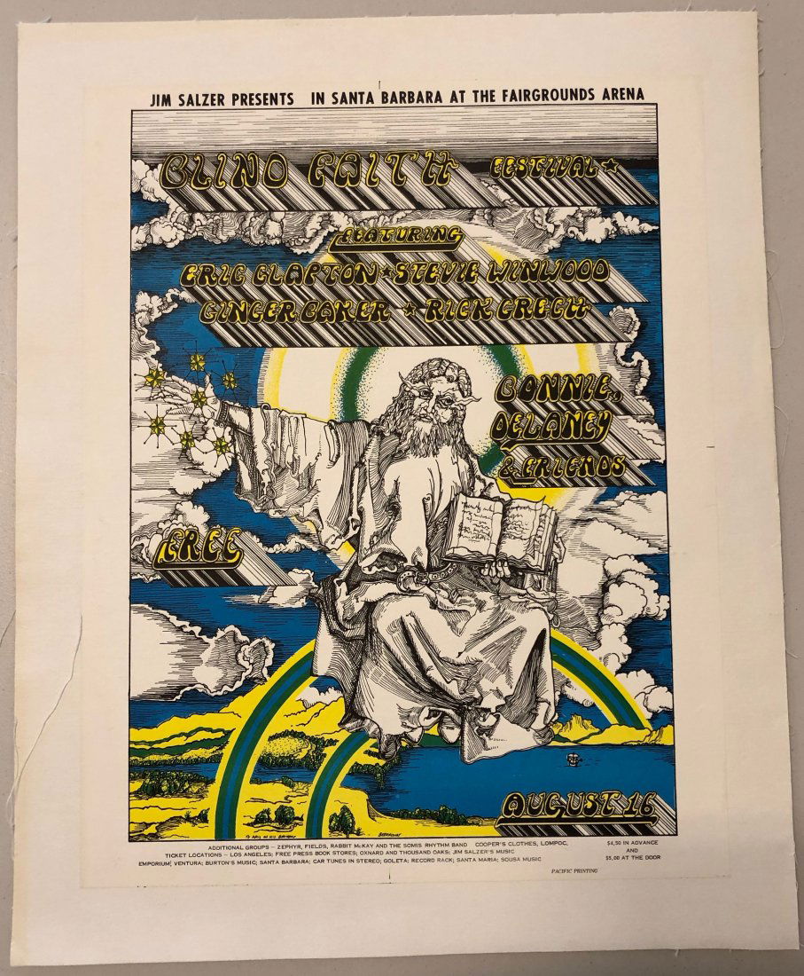BLIND FAITH JIM SALZER POSTER (1 of 2)