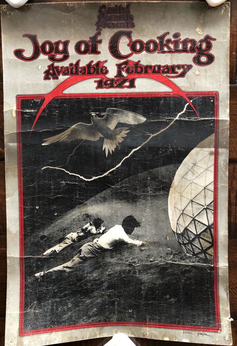 RARE ORIGINAL CAPITOL RECORDS PROMO for JOY OF COOKING (1 of 2)