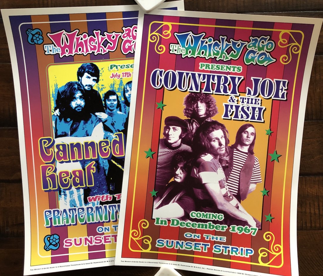 A PAIR OF WHISKEY A GO GO POSTERS ! (1 of 1)