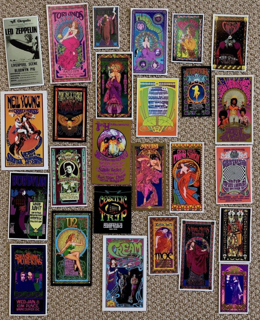 SET OF 26 BOB MASSE POSTCARDS (1 of 1)