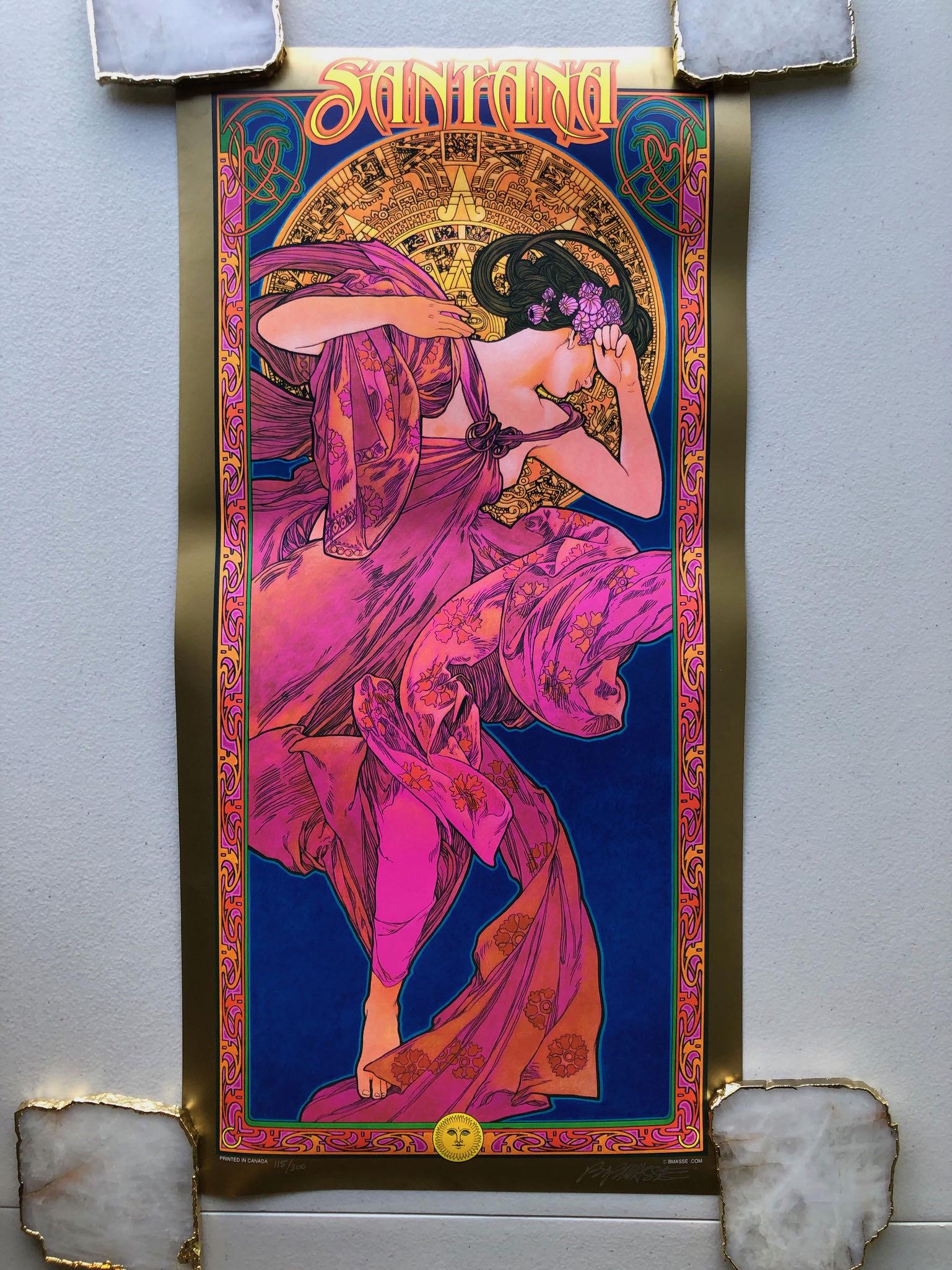 SANTANA BY BOB MASSE - SIGNED AND NUMBERED: SANTANA BY BOB MASSE - SIGNED AND NUMBERED #115 / 300. VG.