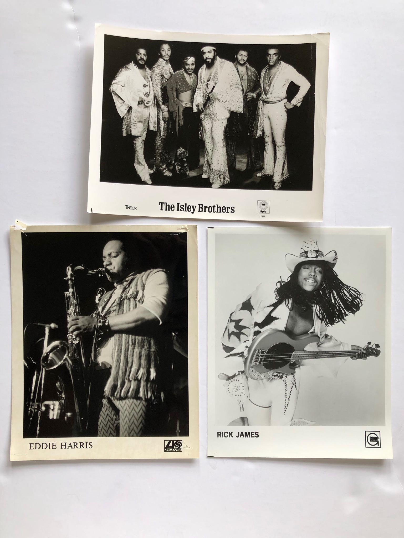 ISLEY BROS, RICK JAMES PRESS PHOTOS: ISLEY BROS, RICK JAMES PRESS PHOTOS