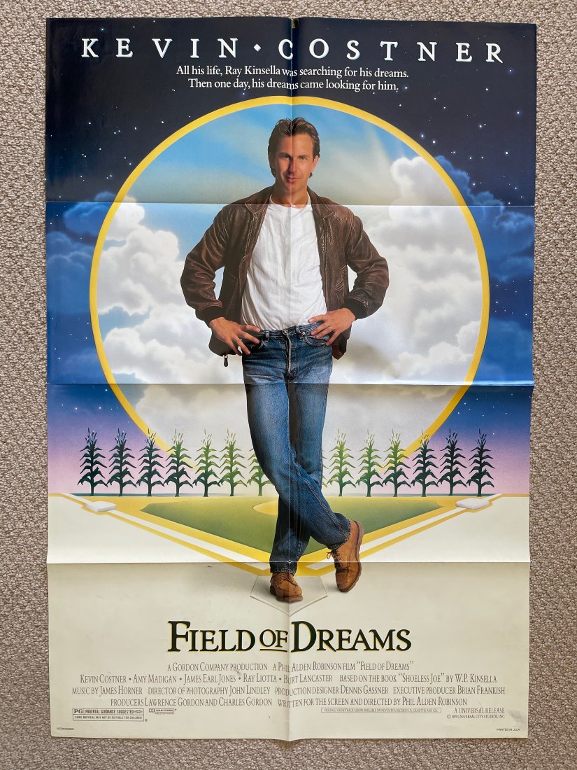 Field of Dreams MOVIE POSTER: ORIGINAL MOVIE POSTER. These posters are all originals (except where noted being a reprint). The classic ones all have the NSS notations and/or serial numbers on them.These were all posters used at a 