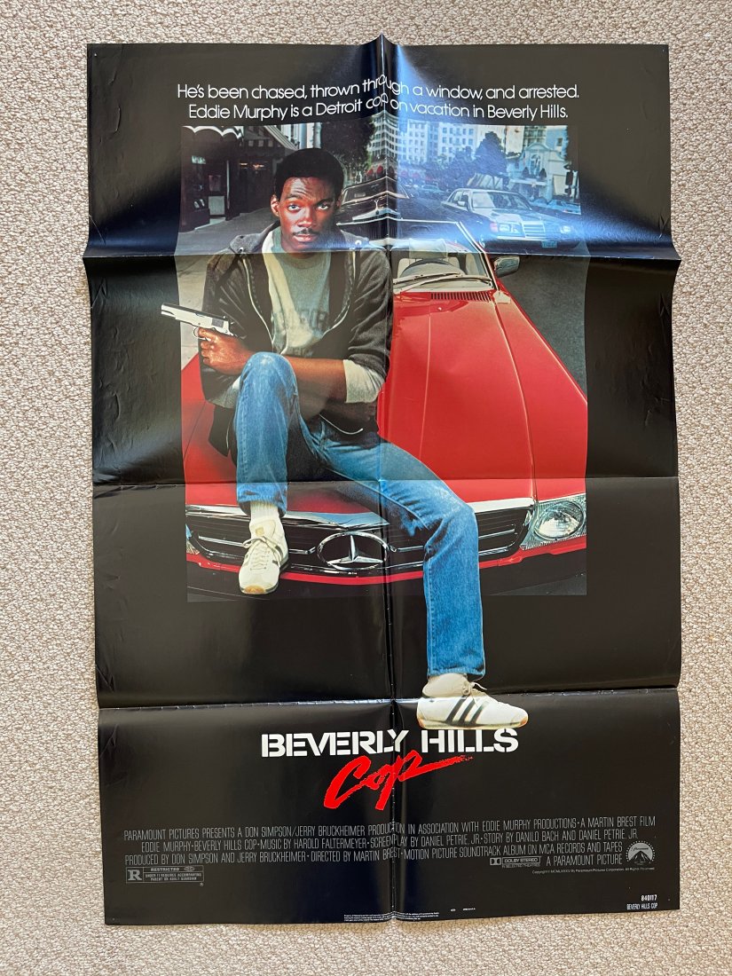 Beverly Hills Cop MOVIE POSTER: ORIGINAL MOVIE POSTER. These posters are all originals (except where noted being a reprint). The classic ones all have the NSS notations and/or serial numbers on them.These were all posters used at a 