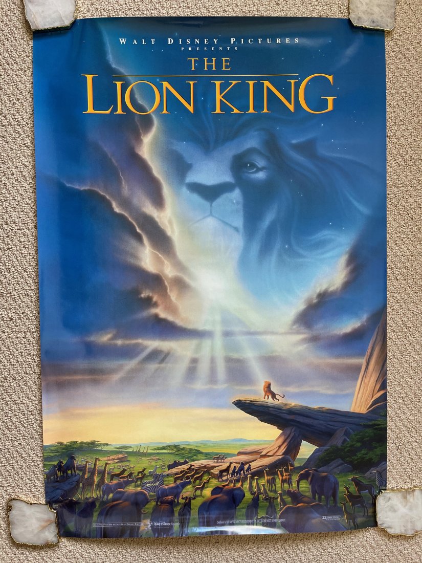 The Lion King MOVIE POSTER: ORIGINAL MOVIE POSTER. These posters are all originals (except where noted being a reprint). The classic ones all have the NSS notations and/or serial numbers on them.These were all posters used at a 