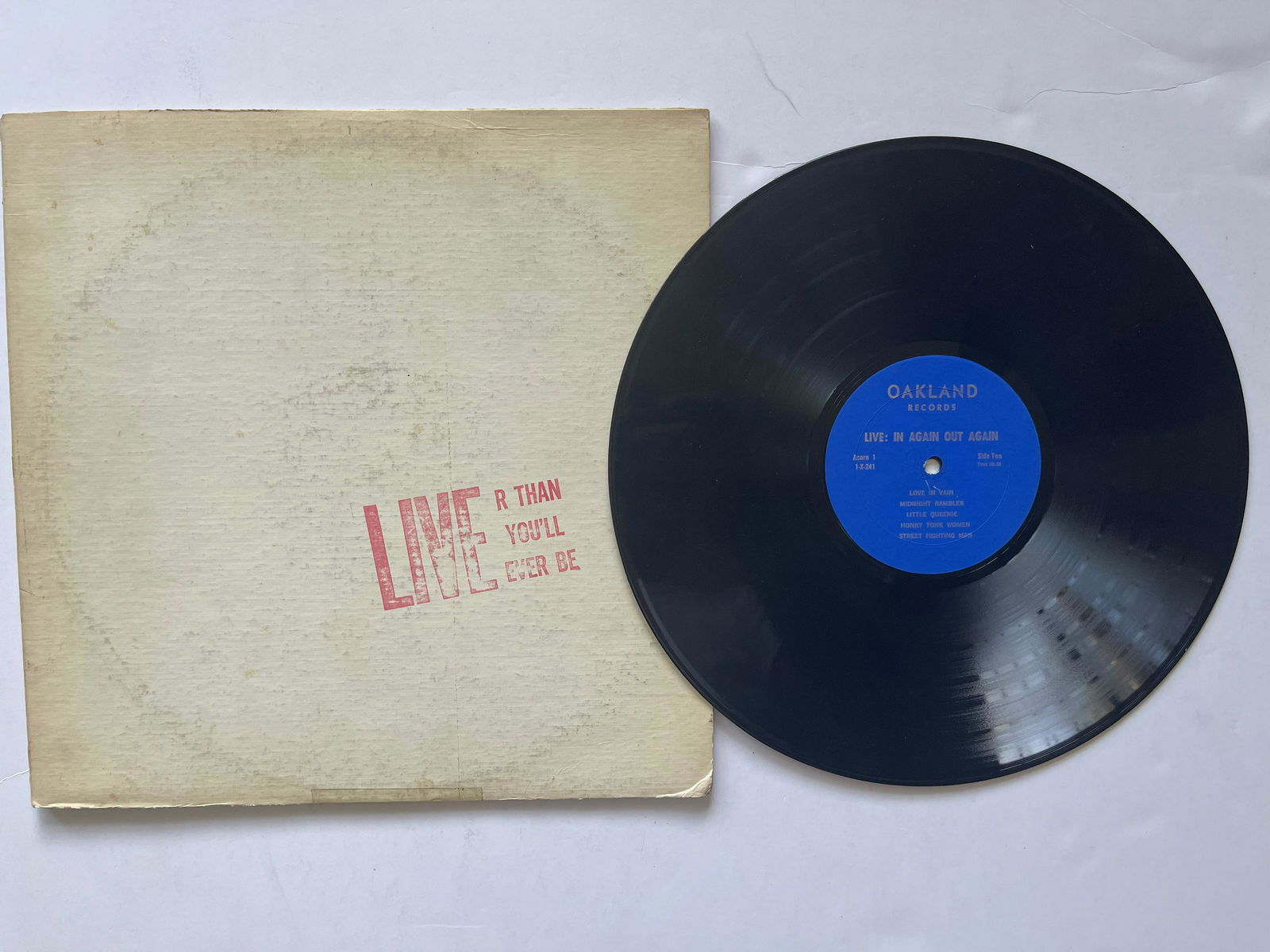 The Rolling Stones Live: In Again Out Again BOOTLEG (1 of 1)