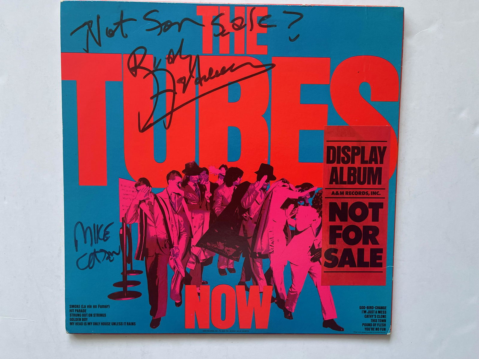 MULTIPLE SIGNED - The Tubes - Now - PROMO (1 of 3)