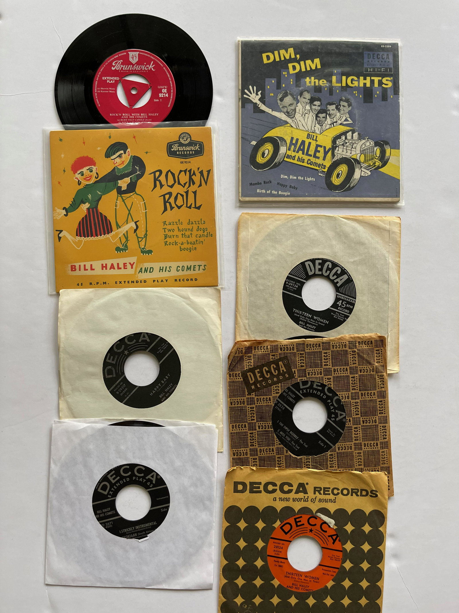 BILL HALEY AND HIS COMETS SET #1 (1 of 1)