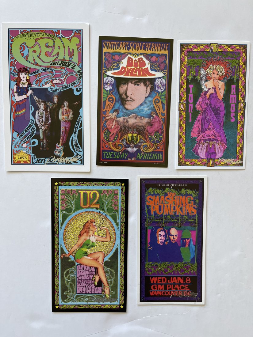 BOB MASSE SIGNED POSTCARD SET #1 (1 of 1)