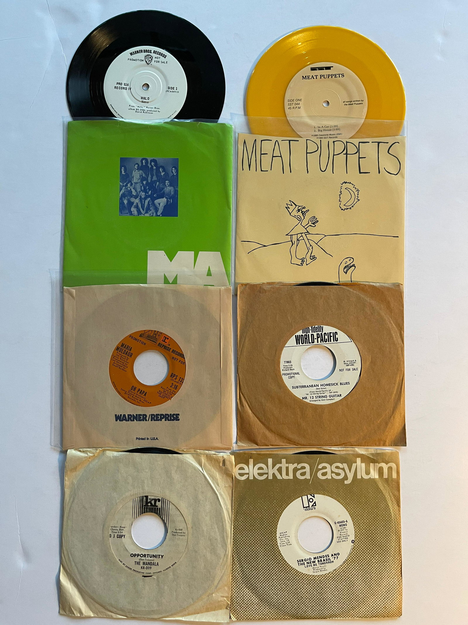 VARIOUS M ARTISTS SET #1: Malo (2) â€“ Nena / Suavecito Label: Warner Bros. Records â€“ PRO 514 Format: Vinyl, 7", 33 â…“ RPM, Single, Promo - AND â€” Meat Pu