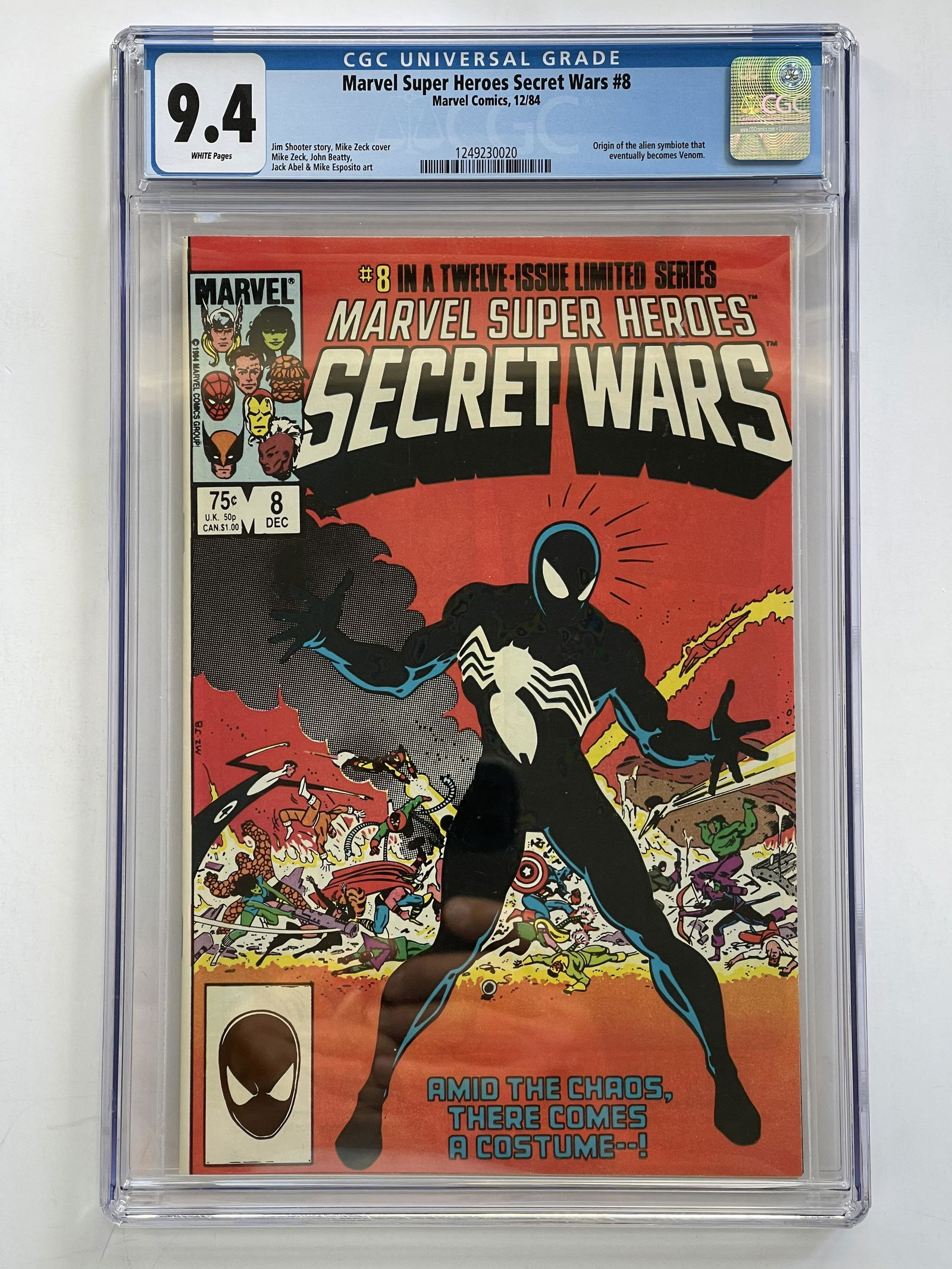 Marvel Super-Heroes Secret Wars #8 SLABBED (1 of 3)