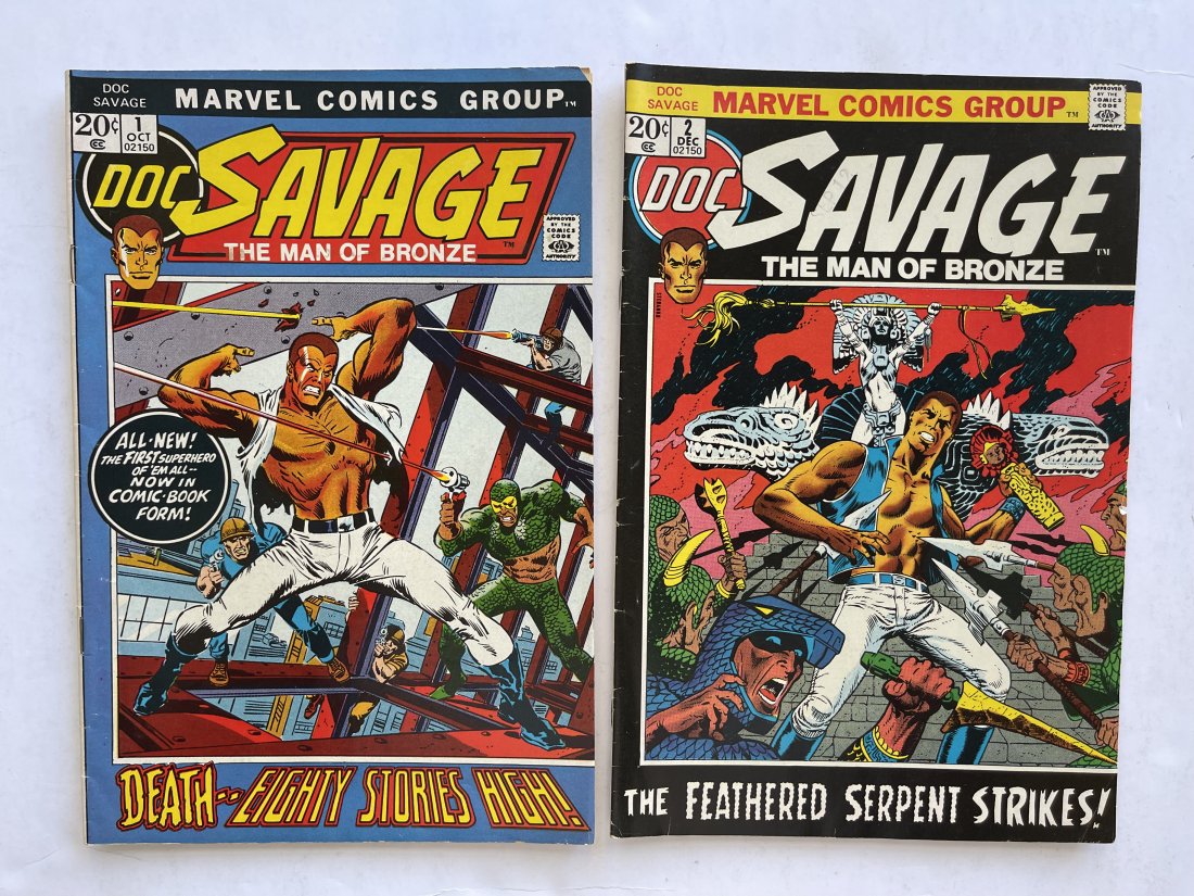 DOC SAVAGE #1 AND #2 PREMIER ISSUES.  1972 (1 of 1)