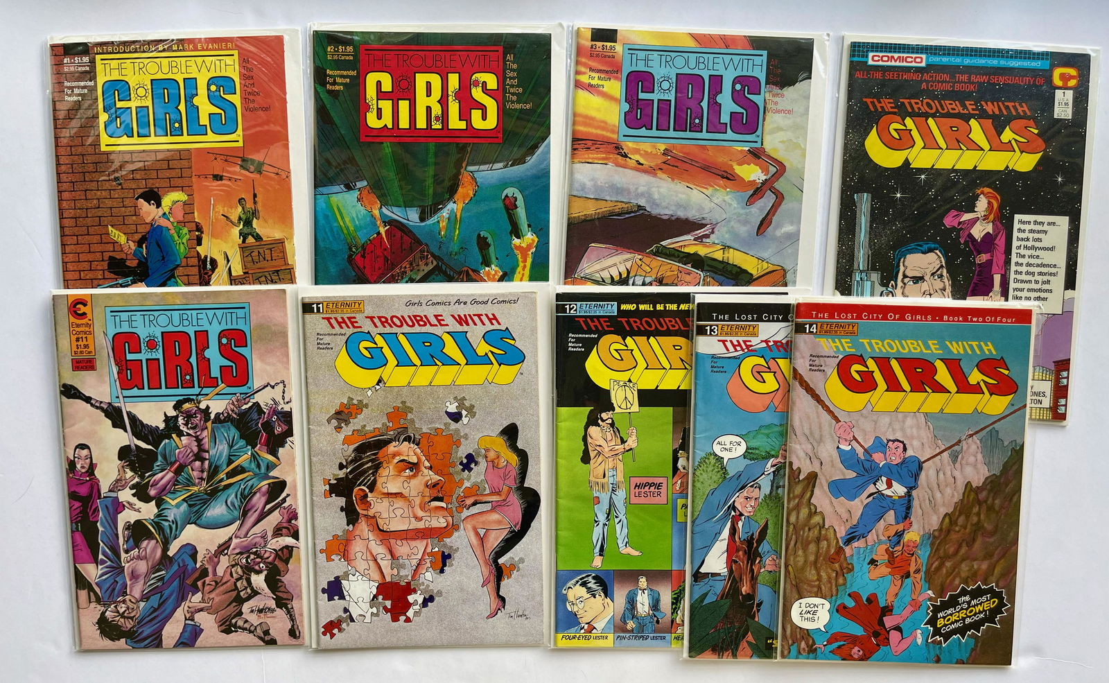 THE TROUBLE WITH GIRLS COLLECTOR SET (1 of 1)