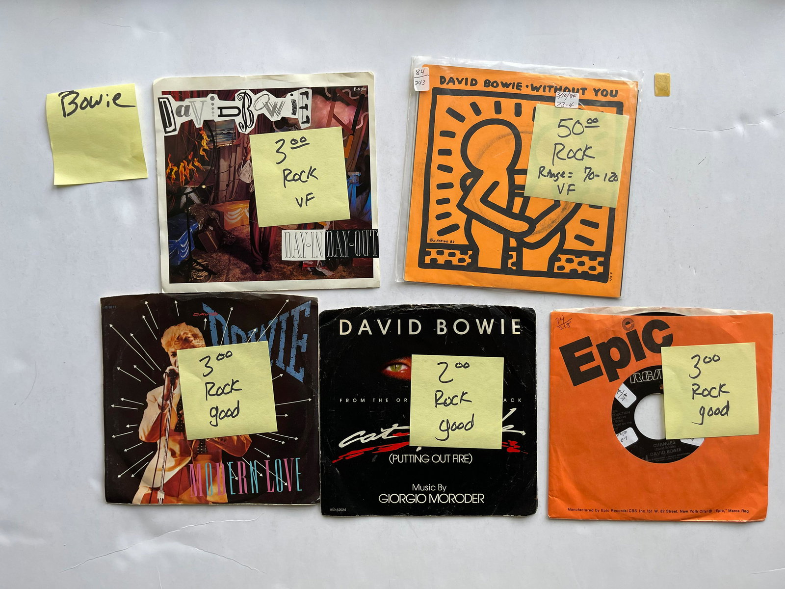 DAVID BOWIE SET #3 (1 of 1)