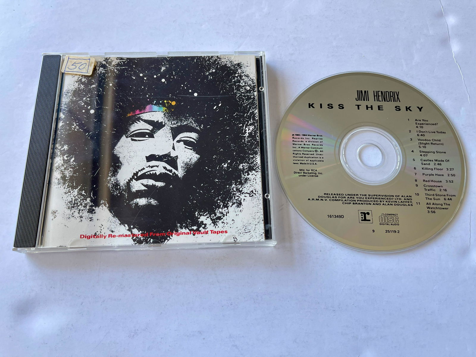 JIMI HENDRIX KISS THE SKY CD: JIMI HENDRIX KISS THE SKY CD