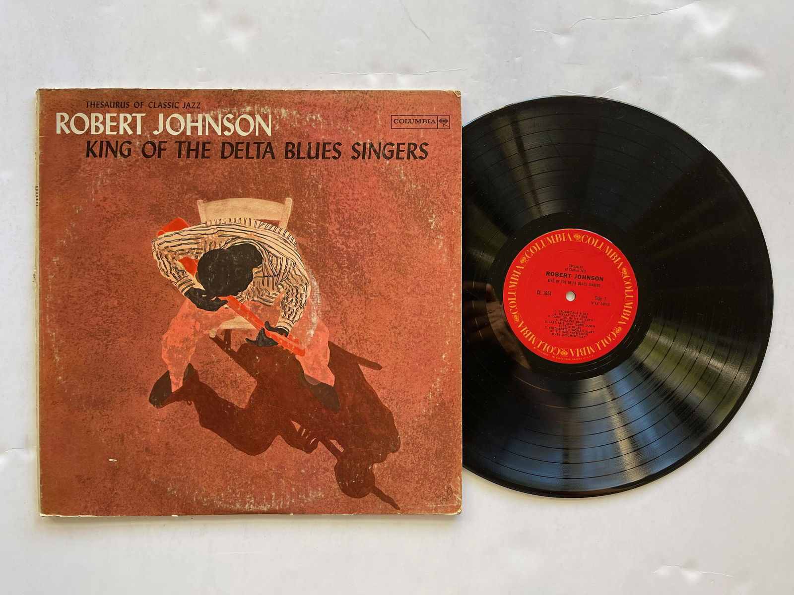 Robert Johnson - King Of The Delta Blues Singers: Robert Johnson - King Of The Delta Blues SingersLabel:Columbia - CL 1654Series:Thesaurus of Classic JazzFormat:Vinyl, LP, Compilation,Country:USReleased:Genre:Blues, Folk, World, & Country