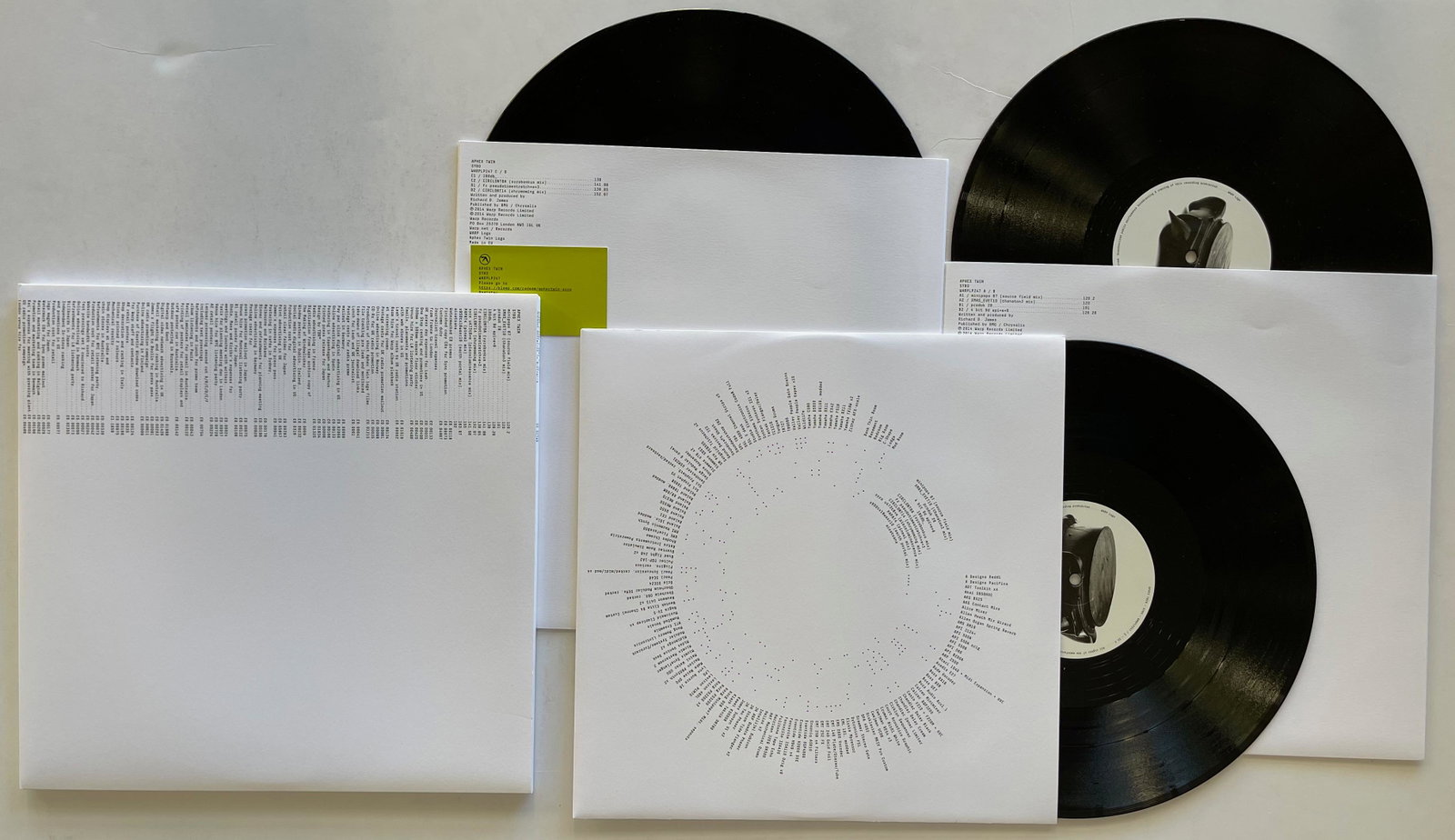 Aphex Twin - Syro: Aphex Twin - SyroLabel:Warp Records - WARPLP247Format:3 x Vinyl, 12", 33 â…“ RPM, AlbumCountry:USA & EuropeReleased:Sep 19, 2014Genre:ElectronicStyle:Breakbeat, IDM, Downtempo