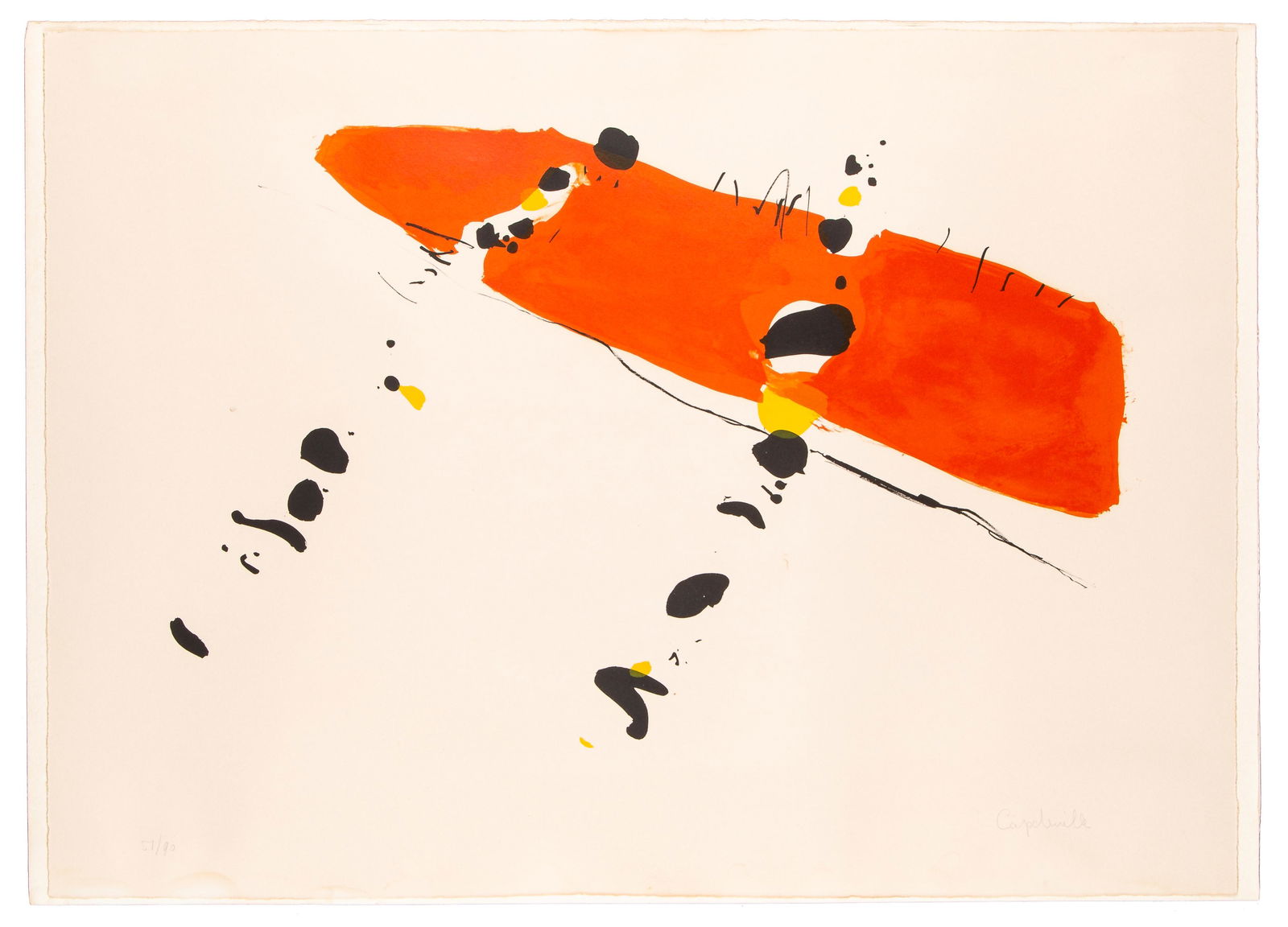 JEAN CAPDEVILLE - 1965 SIGNED LITHOGRAPH (1 of 1)