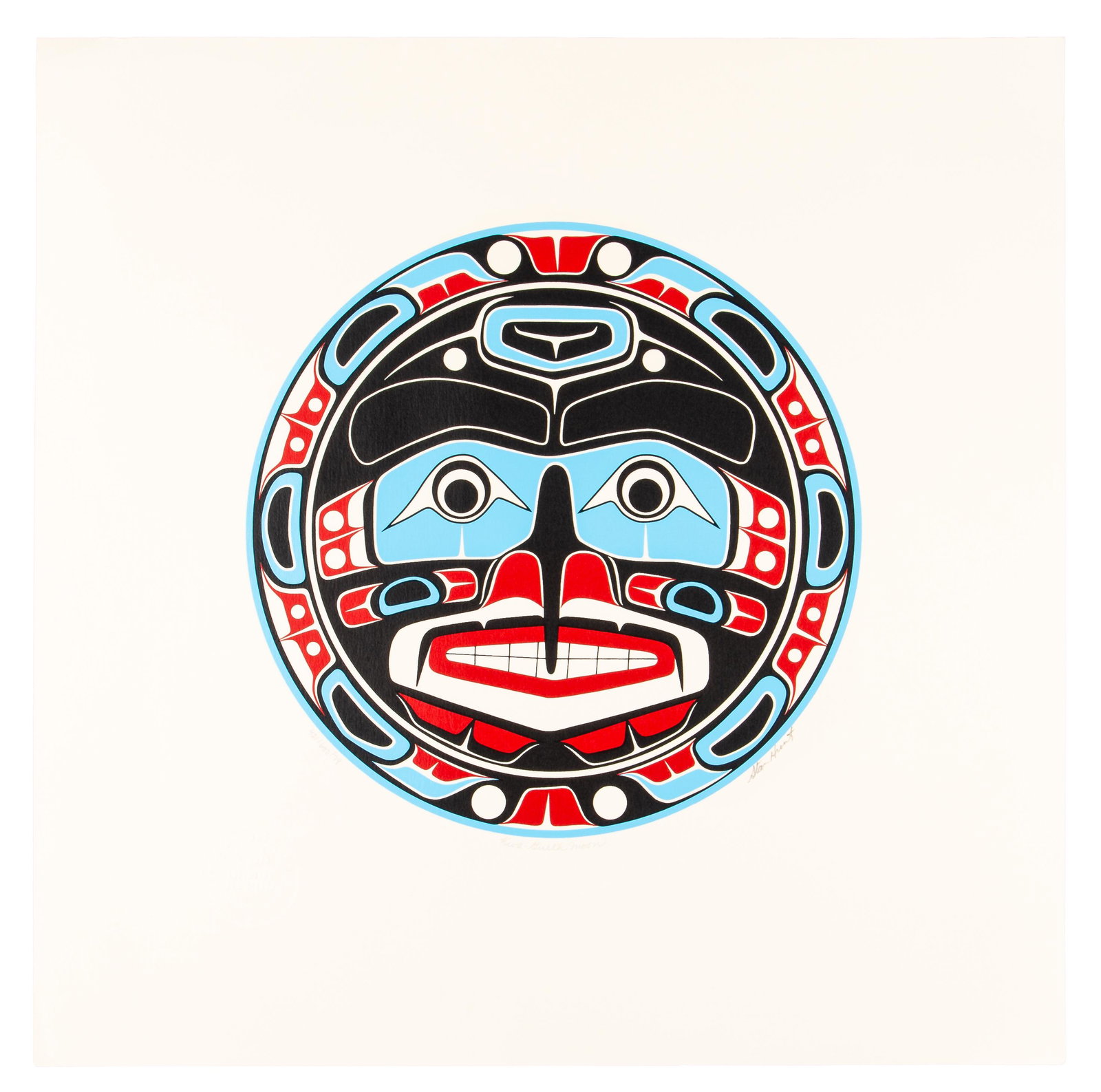 Stanley Hunt - Kwa-Gulth Moon: Stanley Hunt â€œKwa-Gulth Moon”. Stan C. Hunt comes from a Kwagiulth family from Fort Rupert, British Columbia on Vancouver Island. His grandfather, Mungo Martin is widely credited with savi