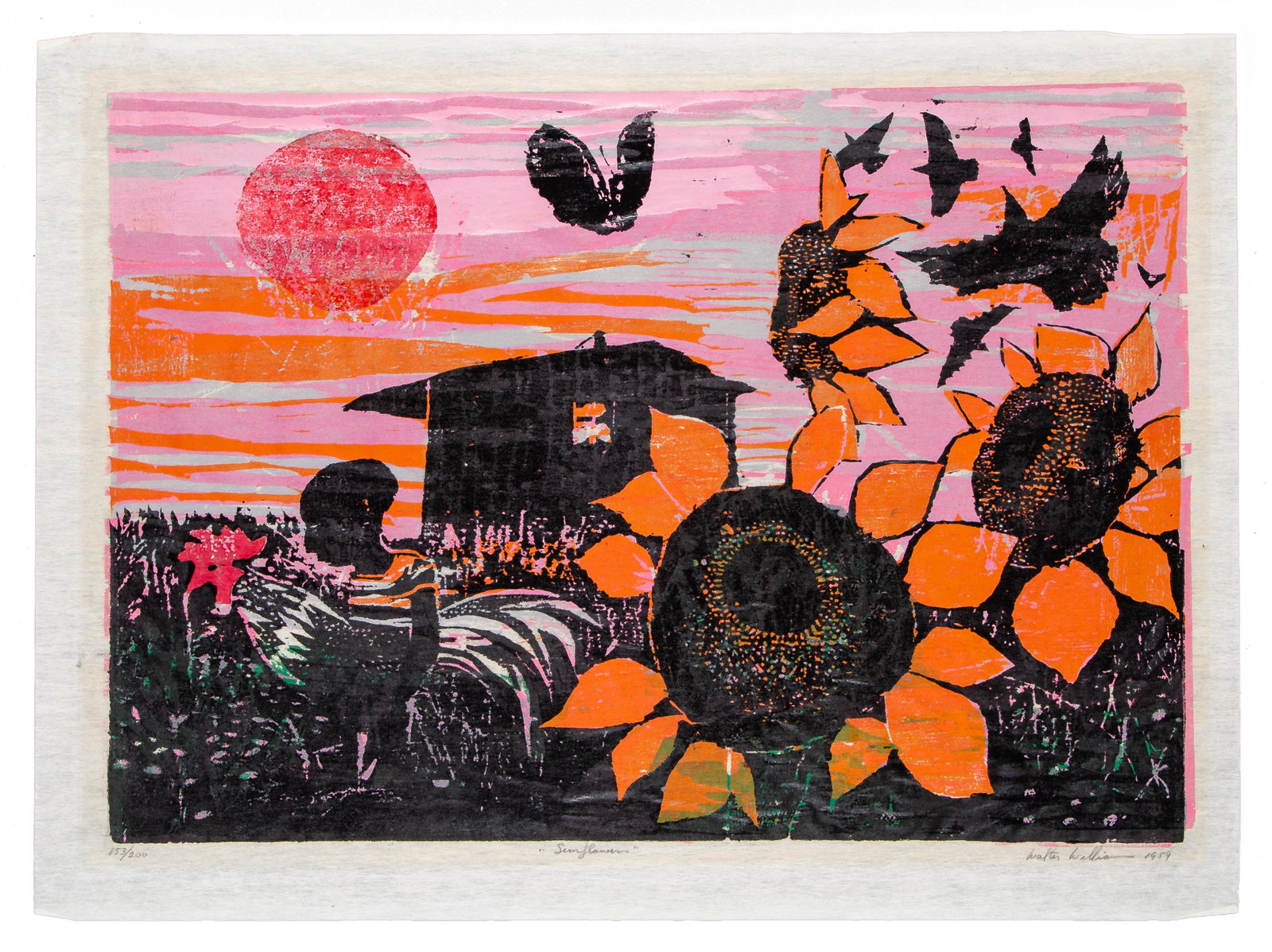 Walter Williams - Sunflower - Signed and Numbered (1 of 6)