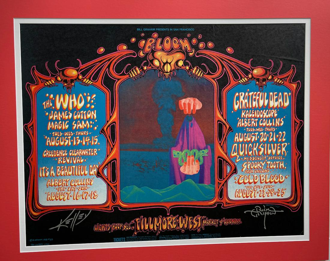 Grateful DeadWho 1968 Griffin Kelley SIGNED BG133 (1 of 3)