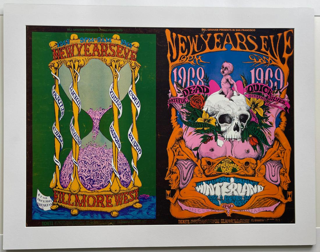 GRATEFUL DEAD NEW YEARS BG 152/153 UNCUT SHEET (1 of 1)