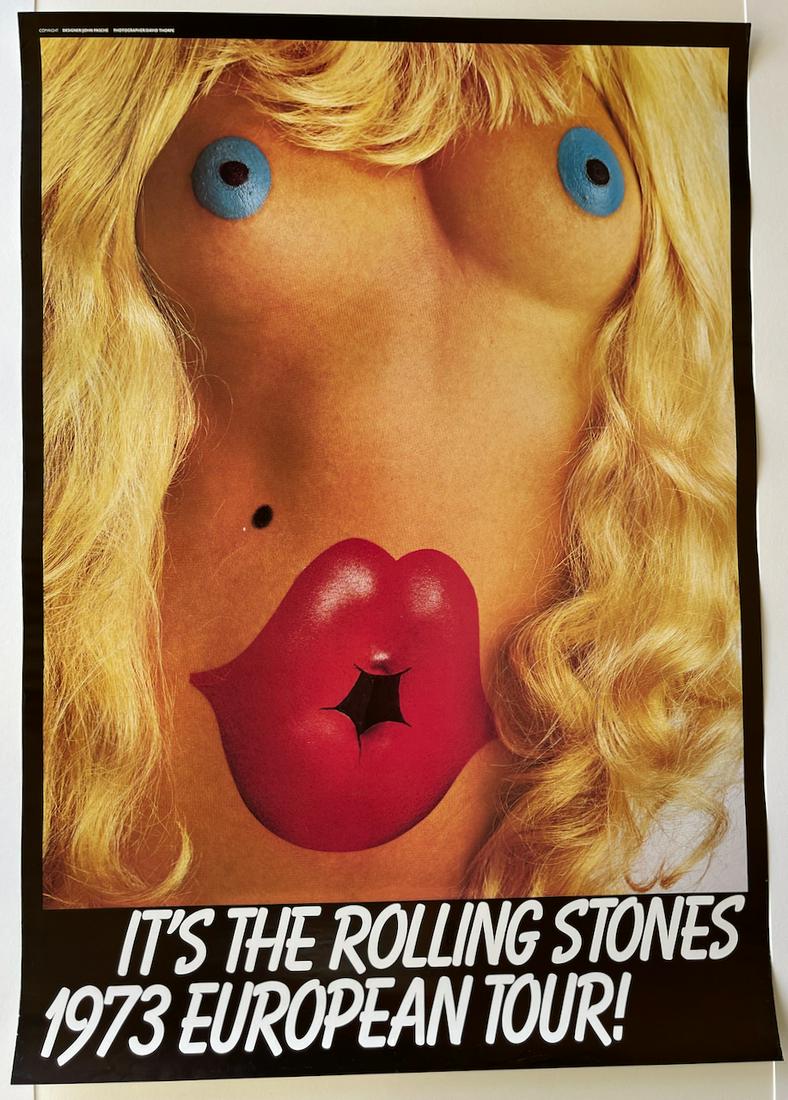 ROLLING STONES EUROPEAN TOUR 1973 BLANK: AOR 4.272 Rolling Stones Europe 1973 JOHN Pasche AND DAVID Thorpe - 1st. TEMPLATE VERSION ! The words " IT'S THE ROLLING STONES 1973 EUROPEAN TOUR" were replaced with city/venue names for each show. S