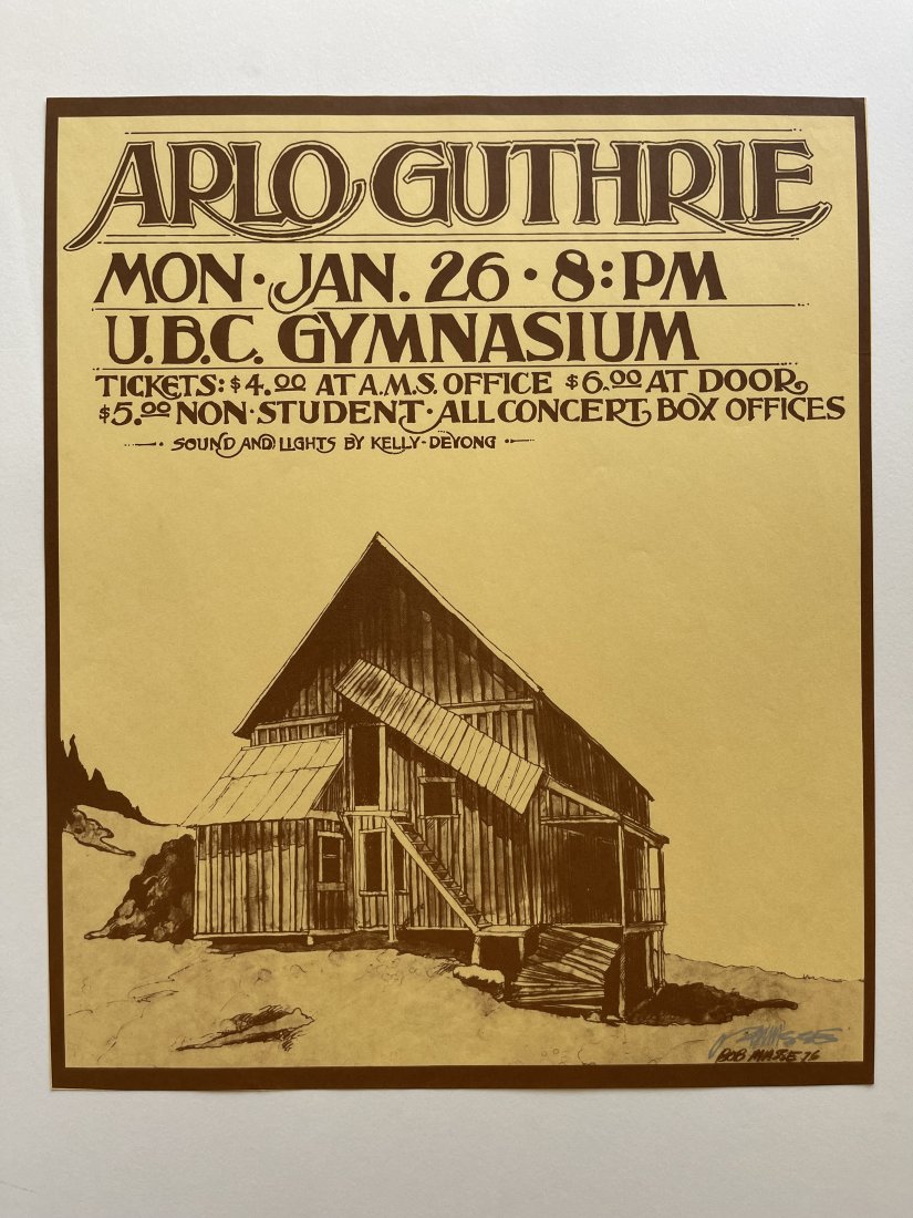 ARLO GUTHRIE - ORIGINAL by BOB MASSE (1 of 1)