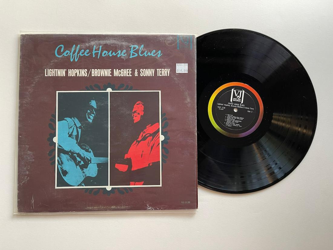 Lightnin' Hopkins / Brownie McGhee & Sonny Terry - Coffee House Blues Label: Vee Jay Records - (1 of 1)