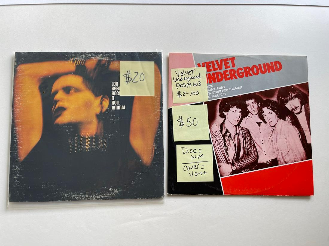 THE VELVET UNDERGROUND SET: Velvet Underground* - Heroin / Venus In Furs / I'm Waiting For The Man / Run Run RunLabel:Polydor - POSPX 603 - AND - LOU REED ROCK AND ROLL ANIMAL