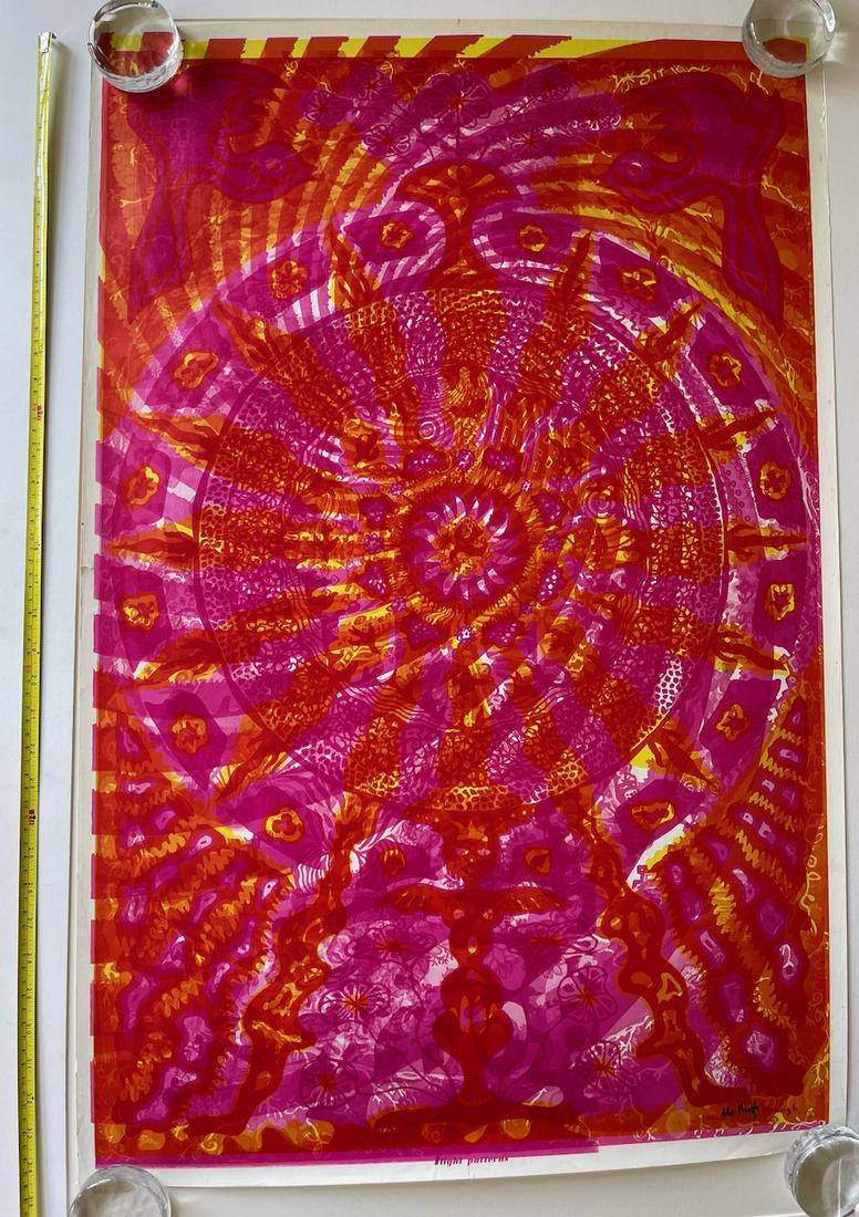 EAST TOTEM WEST FLIGHT PATTERNS OVERPRINT - SIGNED (1 of 2)