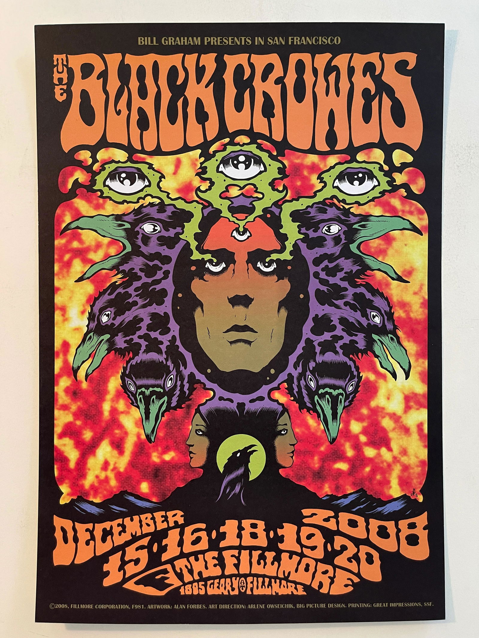 Black Crowes SF 12/08 Forbes - 1st (1 of 1)