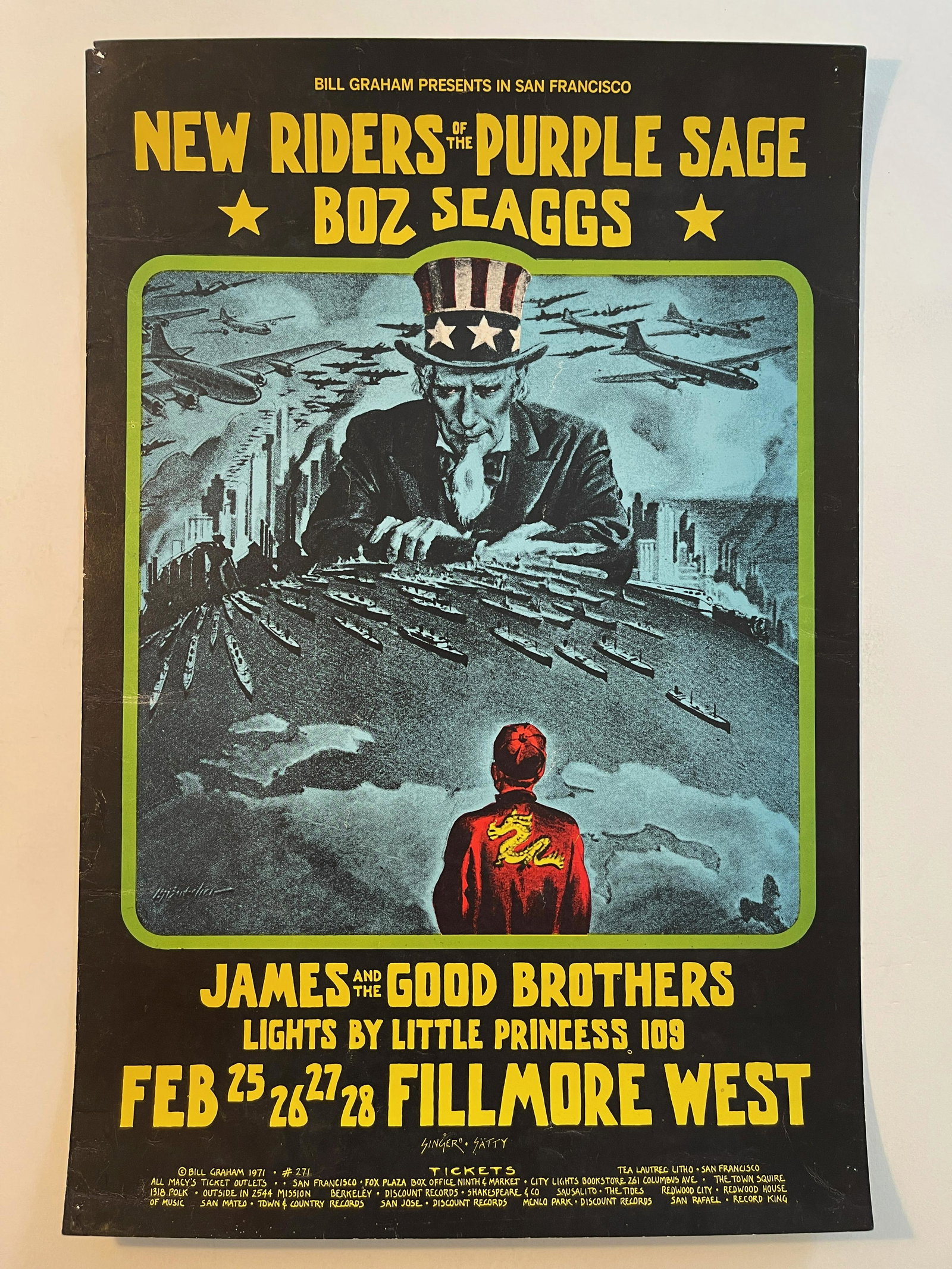 The New Riders - Boz Scaggs BG271 1st (1 of 1)