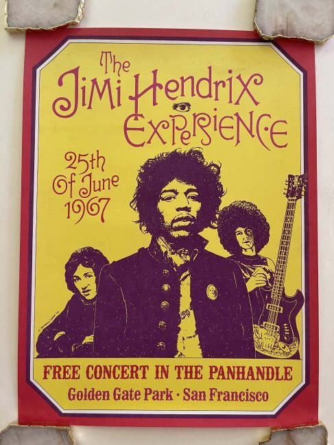 JIMI HENDRIX 1967 PANHANDLE REPRO (1 of 1)