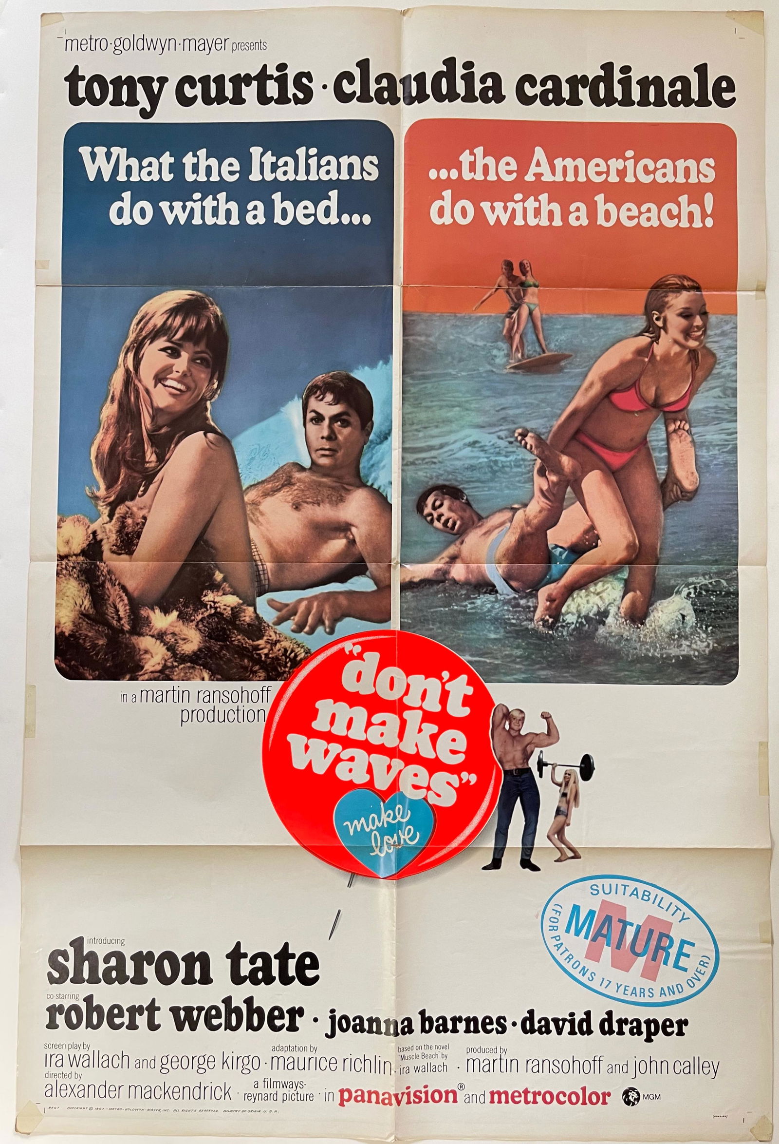 VINTAGE SHARON TATE MOVIE POSTER SET (1 of 2)