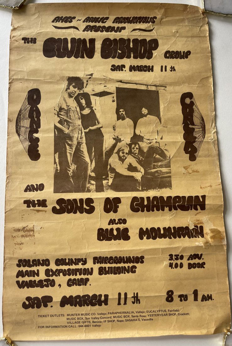 ELVIN BISHOP & SONS OF CHAMPLIN POSTER (1 of 1)