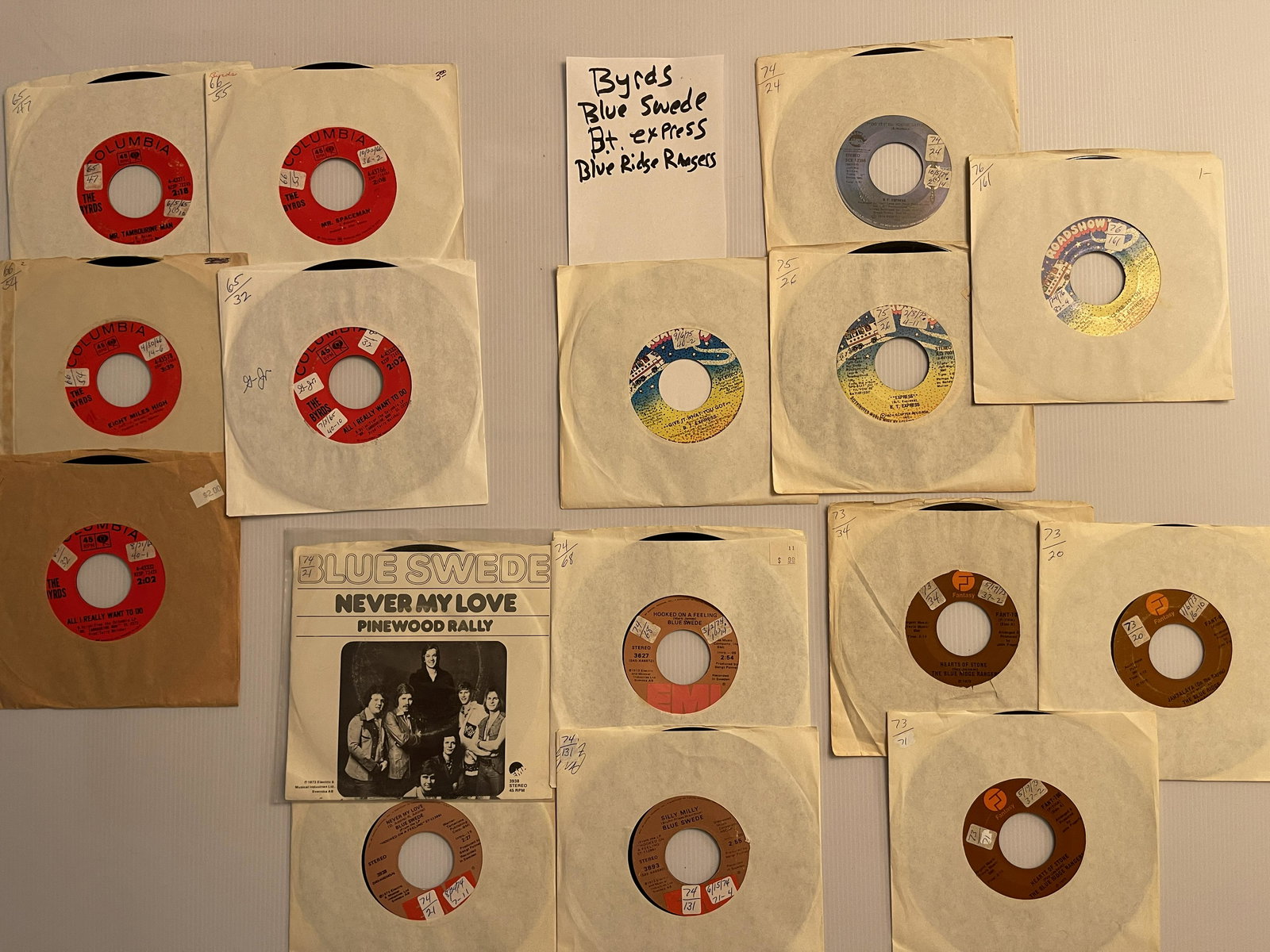 BYRDS - BLUE SWEDE - B.T. EXPRESS - BLUE RIDGE RANGERS (1 of 1)