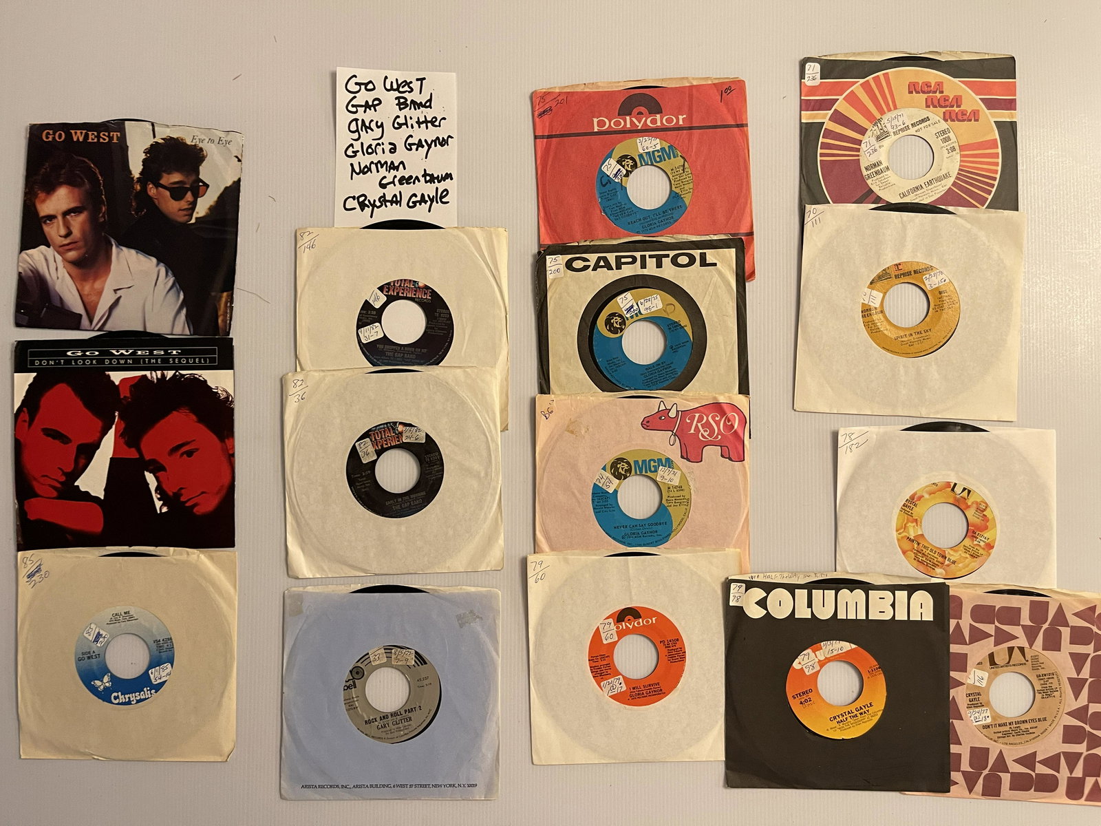 GO WEST - GAP BAND - GARY GLITTER - GLORIA GAYNOR - NORMAN GREENBAUM - CRYSTAL GAYLE (1 of 1)