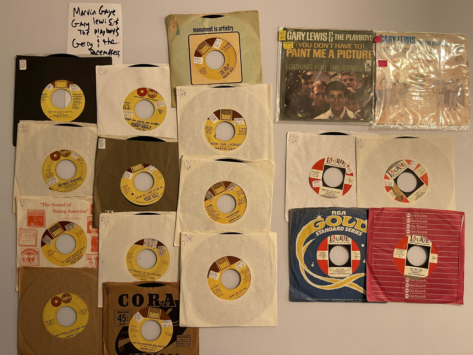 MARVIN GAYE - GARY LEWIS & THE PLAYBOYS - GERRY & THE PACEMAKERS (1 of 1)