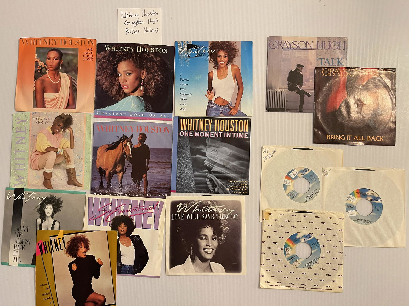 WHITNEY HOUSTON - GRAYSON HUGH - RUPERT HOLMES (1 of 1)