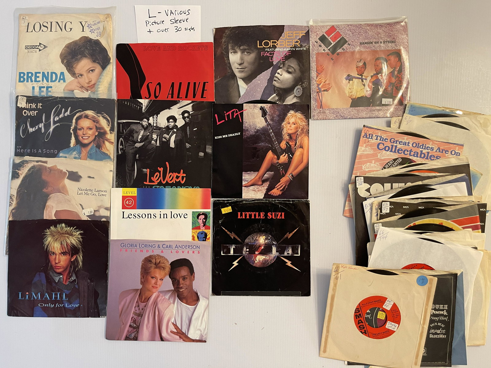 L - VARIOUS SET - 30+ PICTURE SLEEVE ITEMS (1 of 1)