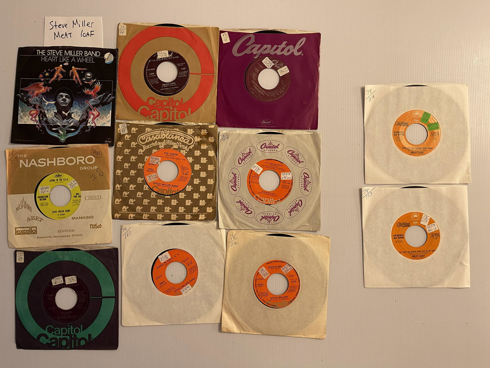 STEVE MILLER - MEAT LOAF: STEVE MILLER - MEAT LOAF - DJ PROMO INCLUDED