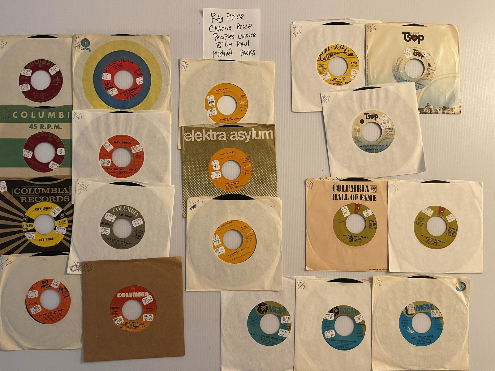 RAY PRICE - CHARLIE PRIDE - PEOPLEâ€™S CHOICE - BILLY PAUL - MICHAEL PARKS: RAY PRICE - CHARLIE PRIDE - PEOPLEâ€™S CHOICE - BILLY PAUL - MICHAEL PARKS