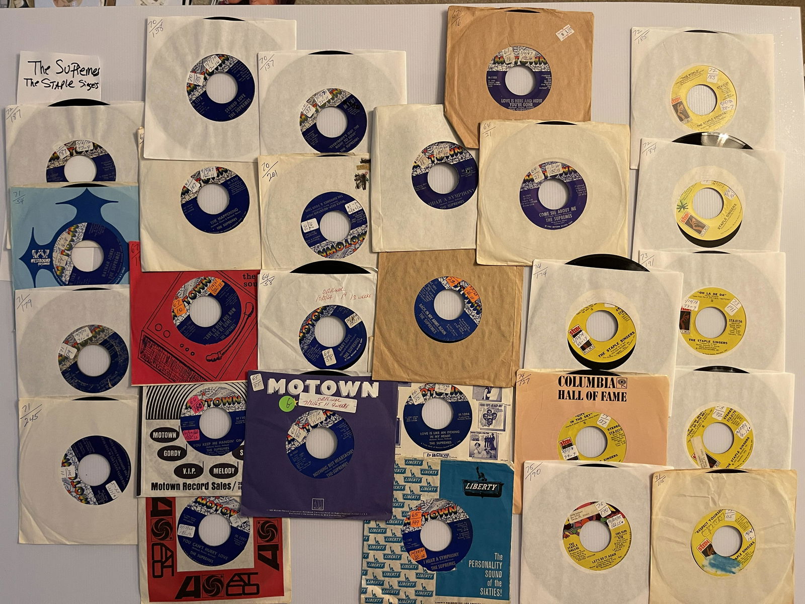 THE SUPREMES - THE STAPLE SINGERS: THE SUPREMES - THE STAPLE SINGERS