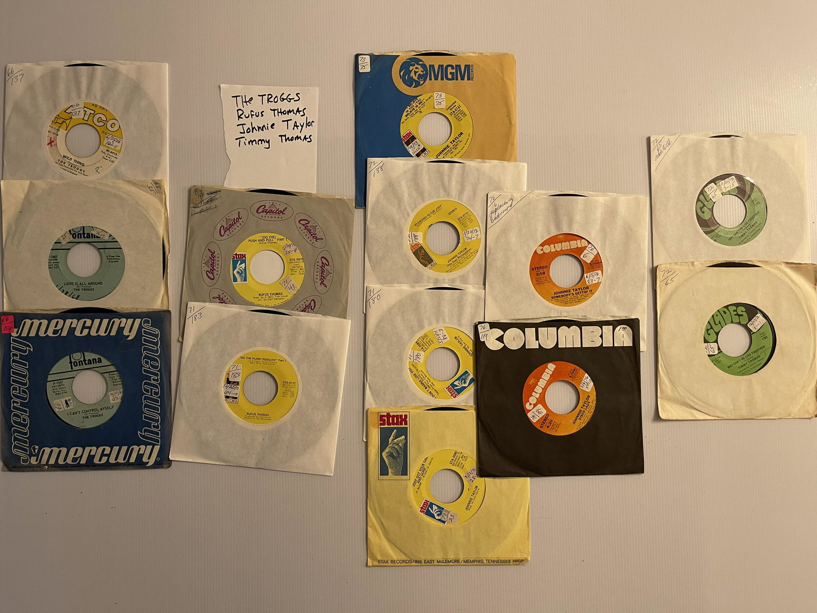 THE TROGGS - RUFUS THOMAS - JOHNNIE TAYLOR - TIMMY THOMAS (1 of 1)